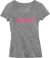 Reebok Cf Graphic 5 Dames T-shirt grijs