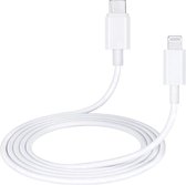 USB-C Snellader + 1 meter kabel - Geschikt voor Apple iPhone - 13 / 12 - Apple iPad - USB-C Apple Lightning |Snellader iPhone 13 / 12 / 11 / X / iPad / 13 / 12 Pro Max / iPhone 13