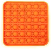 Pop-it | fidget pop it| vierkant | pop it's fidget | oranje | pop it fidget toy