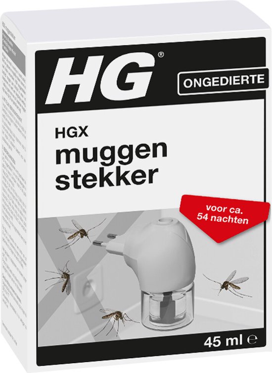 HGX muggenstekker – 45ml – navulbaar – 2 maanden werkzaam