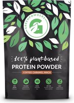 Vegan Protein - Coffee Caramel Maca - Plantaardige Eiwitshake / Proteïne poeder / Eiwit poeder met Vitamine B12 - 750 gram