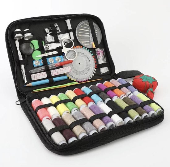 Cloxks – Naaiset – Naaigaren – Naaien – Naaidoos – Naaien Accessoires – Uitgebreide 43 Delige Naaiset – Naaien Voor Beginners – Thuis Of Op Reis – Compleet – Compact – Naaikit – Naaibox – Naaikoffer – Naaigarnituur