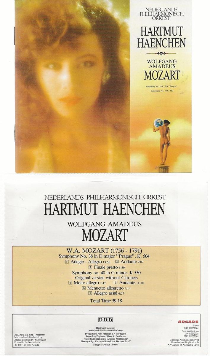 HARTMUT HAENCHEN - MOZART K 504 + K 550