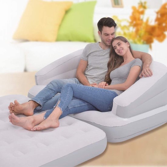 ZOVAIO luchtbed-luchtmatras- luchtbedden 1 of 2 persoons- in sofa stijl — afbeelding 3