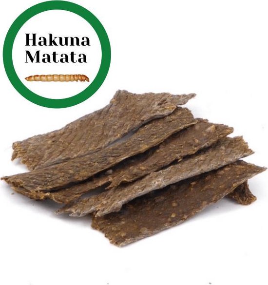 HAKUNA MATATA - Hondenvoer - Hondensnacks - Meelwormen 100 gram - Hypoallergeen geen Allergie - Hondensnack - Hondensticks