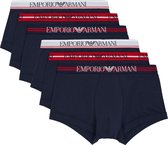 Emporio Armani Stretch Cotton Onderbroek - Mannen - Navy - Rood