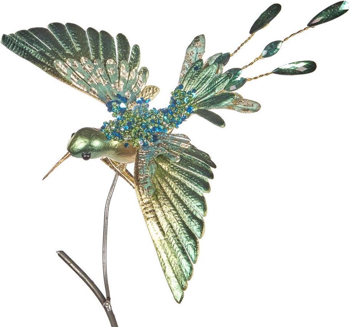 Goodwill - Kersthanger - kunststof - Groen - D20 x H6 cm