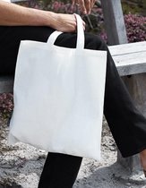 Shopping Bag Short Handles (Wit)