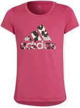 Adidas EROREADY ANIMAL LOGO PRINT meisjes sportshirt roze