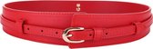 Amodi® Fashion - Fashion Riem Vrouwen - Dames riem - Damesriem - Jurk - Jas - Vest - Colbert - Tailleriem - Rood