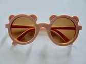 Kinderzonnebril - Baby zonnebril - Peuter - UV400 filter - zalm met oortjes