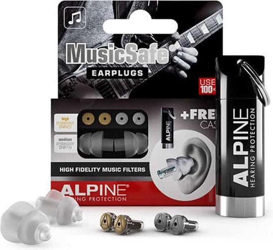 Alpine MusicSafe Classic - Muzikanten oordoppen - Verwisselbare filters - 1  paar | bol.com