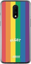 6F hoesje - geschikt voor OnePlus 7 -  Transparant TPU Case - #LGBT - #LGBT #ffffff