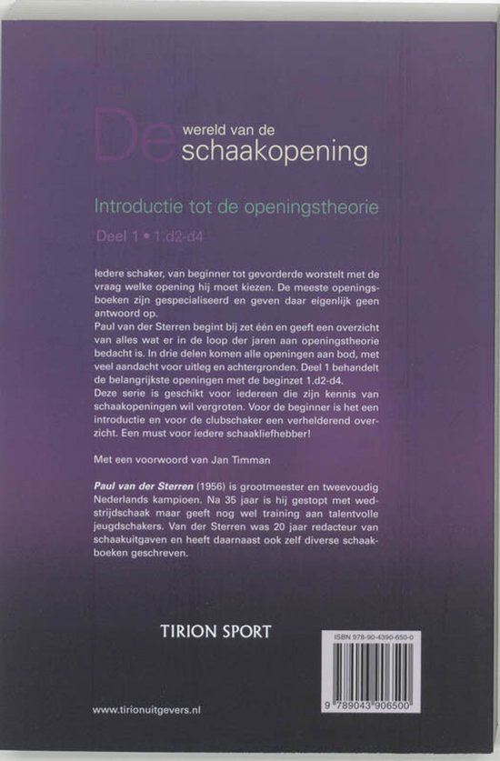 Introductie tot de openingstheorie 1 - De wereld van de schaakopening