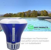 Chloordrijver XXL met thermometer - Chloordrijver - Dispenser - Reiniging - Jacuzzi - Zwembad Schoonmaak Accessoire - Regelbare chloordispenser - Zomer - opblaas zwembad - Chloordr