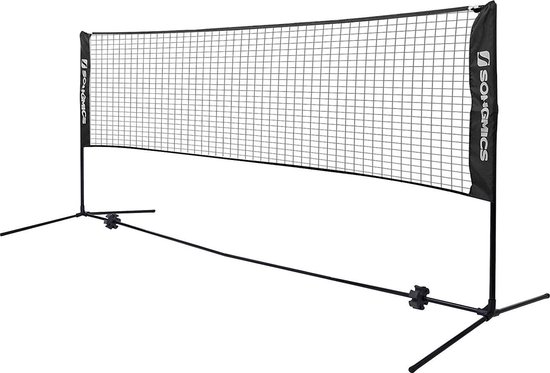 Filet de badminton Songmics , filet de tennis, réglable en hauteur,  ensemble composé... | bol