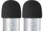 Blue Yeti Pop Filter - Customizing Microphone Windscreen Foam Cover for Blue Yeti (2pack)