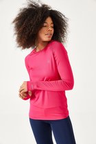 cúpla Women's Activewear Long Sleeve T-Shirt Sportswear for Training Gym Running Yoga with Finger Holes
