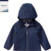 Kinder regenjas waterproof jas Blauw maat 104