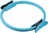 Pilates ring incl. mini yoga bal en weerstandsband - Yoga ring - Fitness ring - Blauw