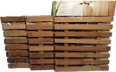 Easy Line - Bamboe Onderzetters - pannen -  Vierkant - 18 cm - Hittebestendig -  Voordeelverpakking 3 stuks