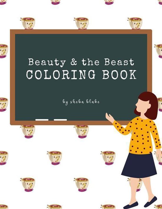 Beauty and the Beast Coloring Book for Kids Ages 3+ (Printab ... - cover