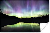 Poster Noorderlicht in het Nationaal park Jasper in Canada - 180x120 cm XXL
