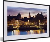 Fotolijst incl. Poster - Licht - Water - Maastricht - 60x40 cm - Posterlijst