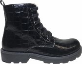 Naturino veters rits croco laarsjes Ciullo lak zwart mt 31