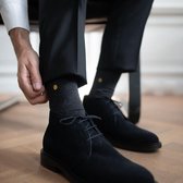 SevenSocks sokken heren 43-46 Grijs | 7 paar comfortabele hoge herensokken maat 43-46 donkergrijs