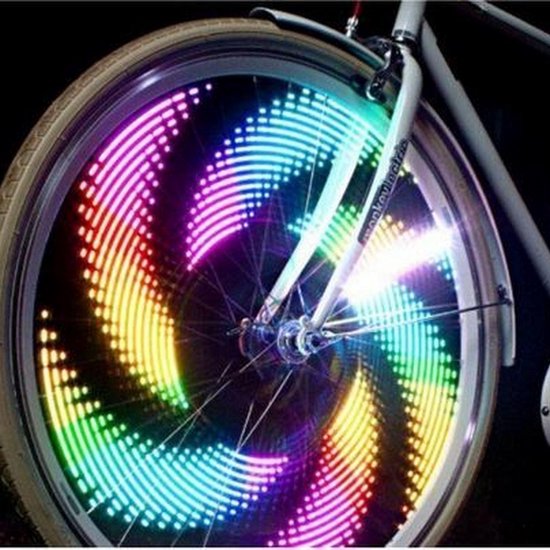 Benson Spaakverlichting - Fietswiel verlichting - LED - Spaken -  Kliksysteem - 30... | bol.com