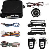 Passieve Keyless Entry Auto Alarmsysteem PKE Motor Starter Drukknop Voertuigen Start/Stop Kit Veilig slot met 2 Smart Keys (Upgrade)
