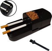 Sigaretten maker electrisch – elektrische sigarettenmaker – Dubbele sigarettenmaker – Zwart - Electrische sigarettenmachine – 17x7x6 CM