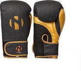 Bokshandschoenen voor trainingen Nihon | zwart-goud - Product Kleur: Zwart / Goud / Product Maat: 14OZ