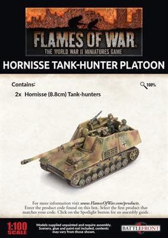 Thumbnail van een extra afbeelding van het spel Hornisse Tank-Hunter Platoon