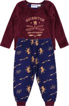 Marineblauwe en bordeauxrode Griffoendor pyjama HARRY POTTER 116
