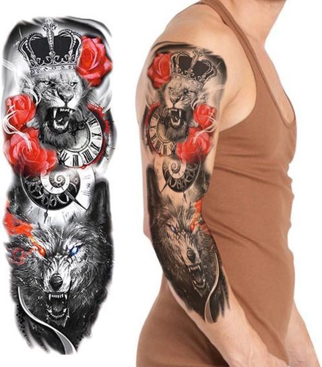 excuus Gedragen Verhuizer Tijdelijke Sleeve Plak Tattoo Voor Op De Arm| Tattoo | Nep Tattoo | Tijdelijke  Plak... | bol.com