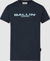 Ballin Amsterdam -  Jongens Regular Fit   T-shirt  - Blauw - Maat 140