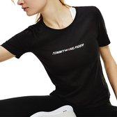 Tommy Hilfiger Regular Graphic T-shirt - Vrouwen - Zwart - Wit - Rood