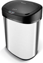 TurboTronic - TT-SB48 - Sensor Prullenbak Stroom of batterij - 48 Liter
