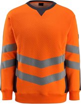 Mascot sweatshirt Wigton fluororanje/donkermarine