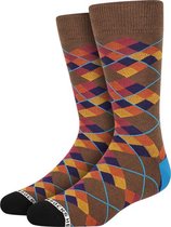 Heroes on Socks Nelson Brown Sokken maat 41-46