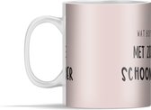 Mok - Moederdag Cadeautje - Zo'n lieve schoonmoeder - Roze - 350 ml - Beker