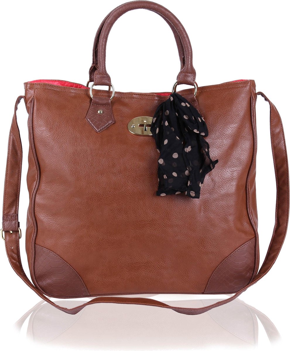 Grand sac à main PRIMARK ATMOSPHERE en cuir marron | bol.com