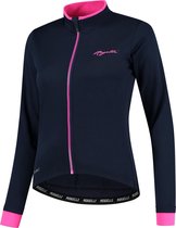 Rogelli Essential Winterjack - Dames - Fietsjack - Blauw/Roze - Maat XL