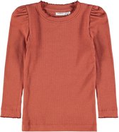 Name-it Meisjes Effen Tshirt Etruscan Red - 110