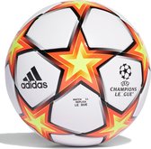 Adidas Uefa Champions League Voetbal Wit/Rood - Maat 5