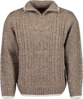 Blue Seven heren schipperstrui bruin - maat M