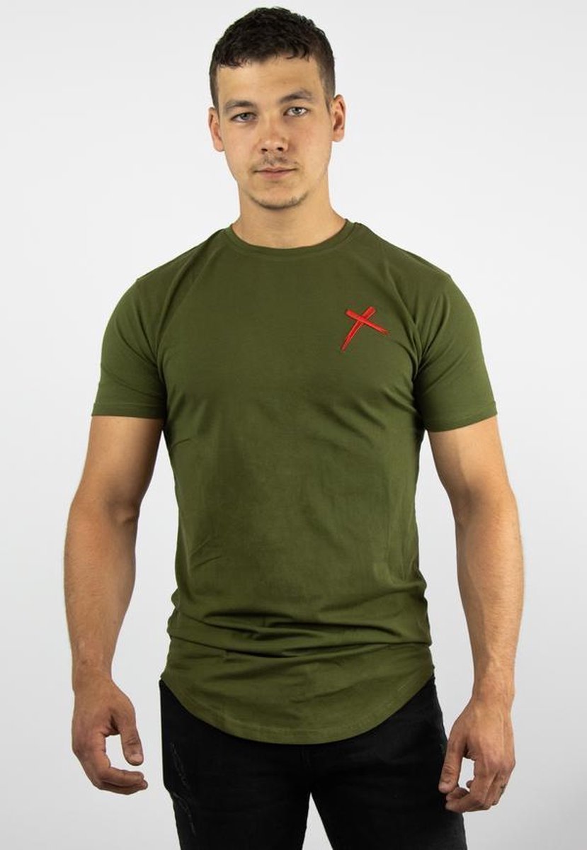 REJECTED CLOTHING - T-Shirt - Groen - Maat S