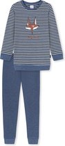 Schiesser Natural Love Jongens Pyjamaset - Donkerblauw - Maat 128